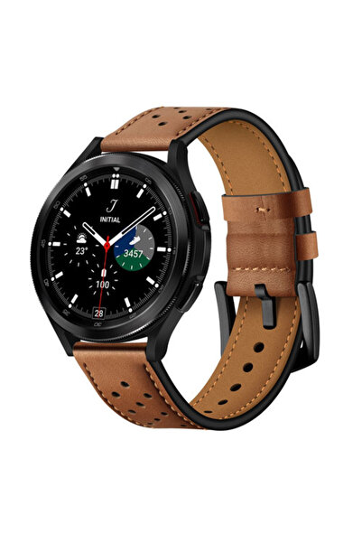 Tech-Protect Curea din piele , Samsung Galaxy Watch 4, Tech-Protect, maro