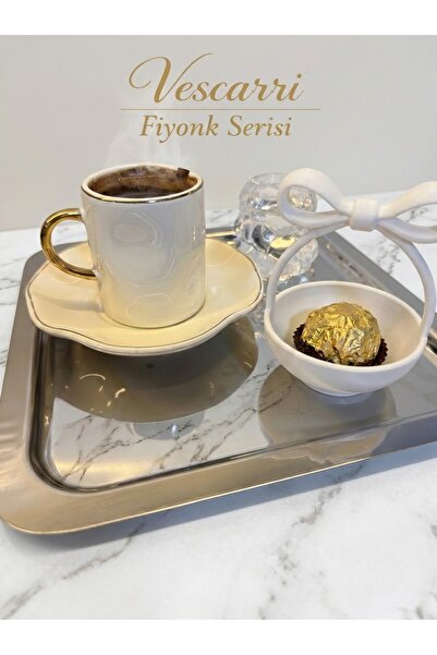 Vescarri 2’li Fiyonk Kahve Yanı Lokumluk – Zarif Mini Sunumluk