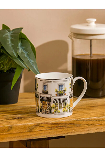 LC Waikiki Lcw Home Mixed Printed Porcelain Mug 320 ml