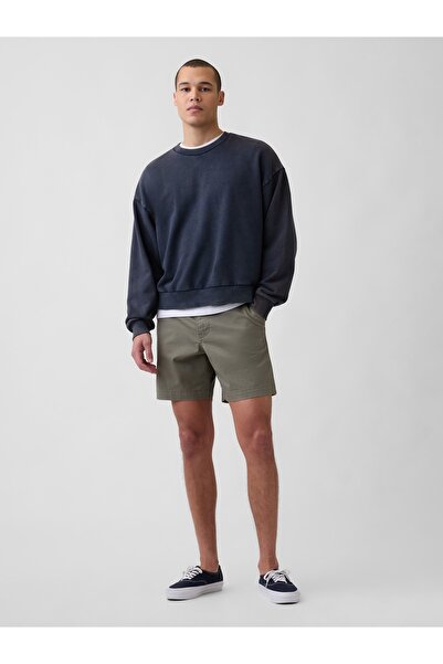 GAP Erkek Haki 7" Relaxed Şort