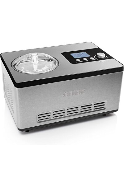 PRİNCESS صانعة الآيس كريم الفاخرة، فضية اللون