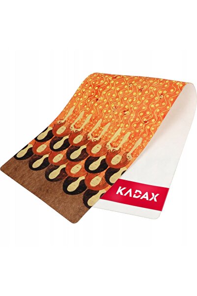 KADAX Napron decorativ din fetru, cu imprimeu, 95x33cm