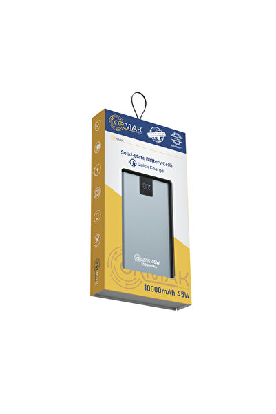 ormak Ormak 10000mAh Power Bank, 45W Fast Charging, Safe and Non-Flammable So...