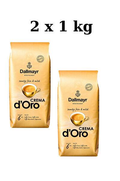 Dallmayr Crema D'Oro 2 x 1 kg, cafea boabe