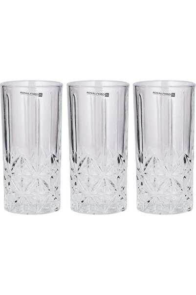 ROYALFORD 3 pcs Glass Tumbler Set 360 ml