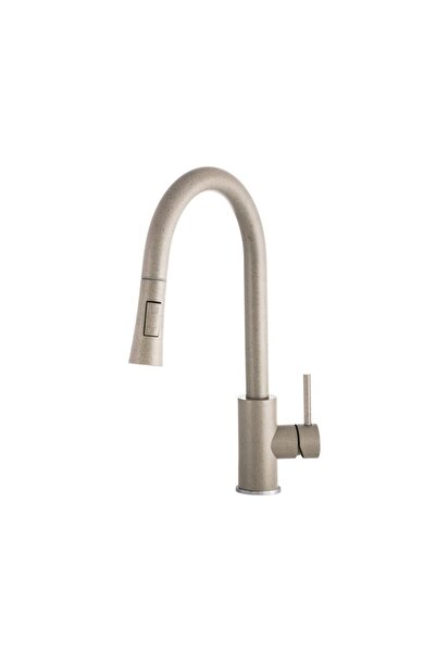 Gamma Kitchen faucet with pull-out shower, high spout, 2 functions, ceramic h...