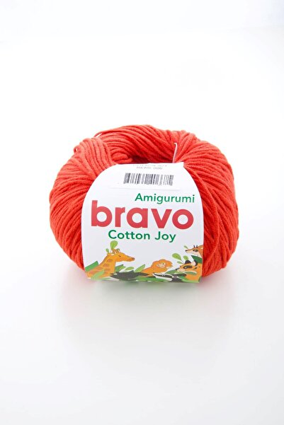 Bravo Cotton Joy - Crvena 06 Amigurumi Pređa za Pletenje 50gr 165M