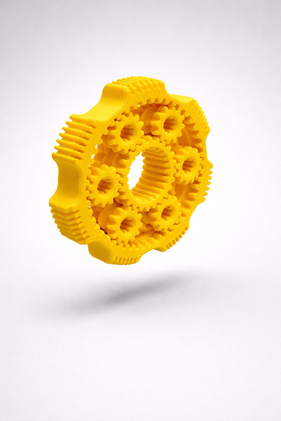 Moshu Design Stres Çarkı / Fidget Spinner/ Hobi / Sarı