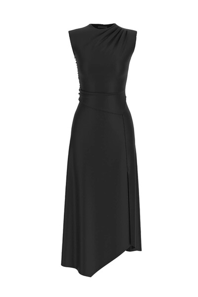 Guess Kadın Jersey Elbise - Siyah