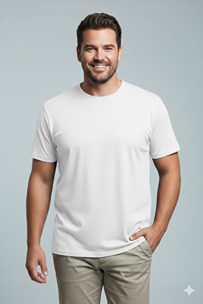 w white stars sports & wear guler rotund Tricou confortabil mărime croială mare