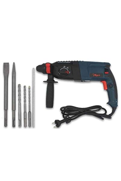 Tradeo مثقاب مطرقي 26 مم 1200 واط مع 4 رؤوس مثقاب، أداة كهربائية شديدة التحمل