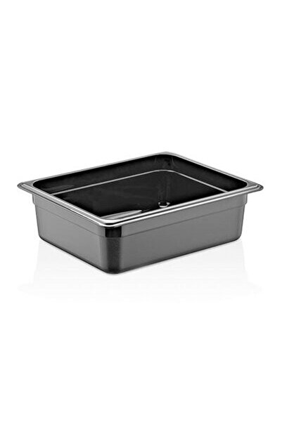 Genel Markalar Gastronom Küvet, Polikarbon, 1/2-100 mm, Siyah, Dayanıklı ve H...