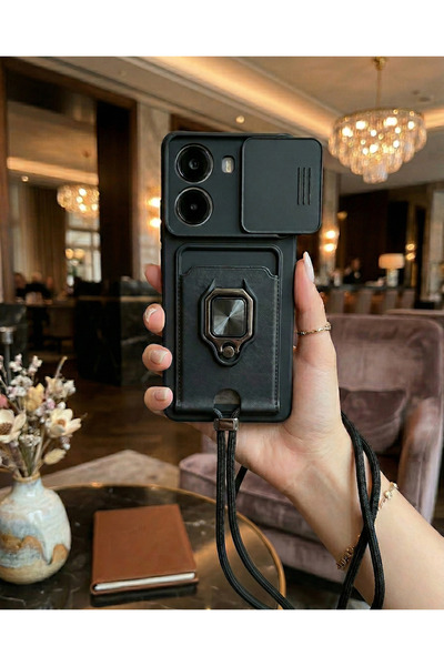 TechTrove Poco X7 Pro İçin Uyumlu Boyun Askılı Yüzüklü Stand Olabilen Telefon...