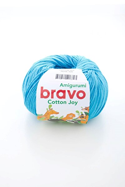 Bravo Cotton Joy - Cyan 20 Amigurumi Pređa za pletenje 50gr 165m