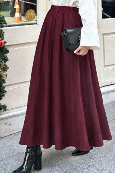 benguen Modal Skirt N218 Claret Red