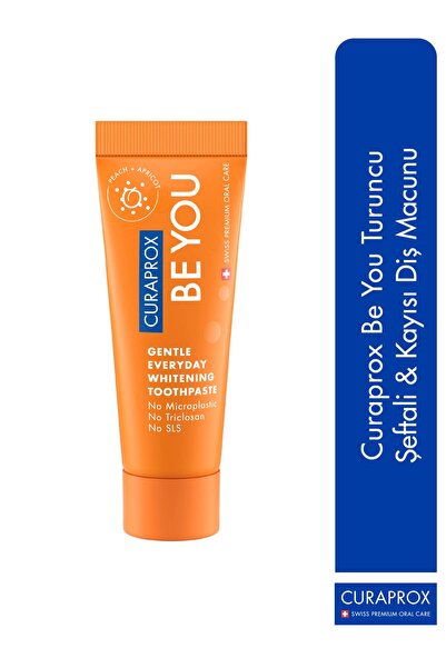 Curaprox Be You Turuncu / Şeftali&Kayısı Diş Macunu 10ml