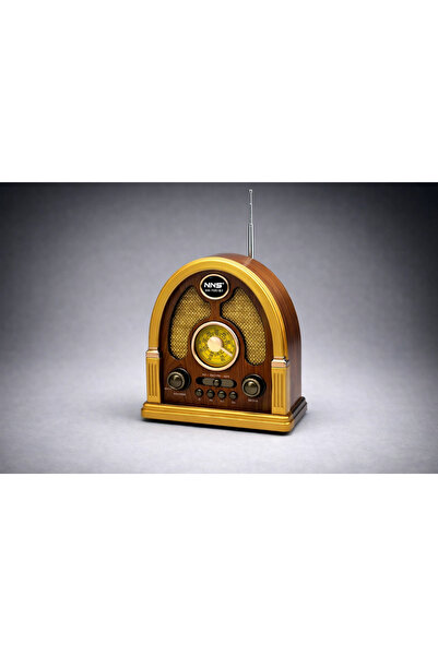 Çerçi Teknoloji NNS NS-7061BT Retro Bluetooth Radyo – Vintage Ahşap Tasarım F...
