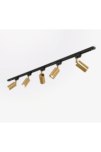 demet habek mylights GU10 Os ram LED Spot Mat Altın Gold Hareketli Başlık Alü...