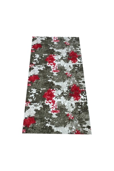 OEM Covor Antiderapant April Premium, Maro cu Rosu, 60 x 240 cm