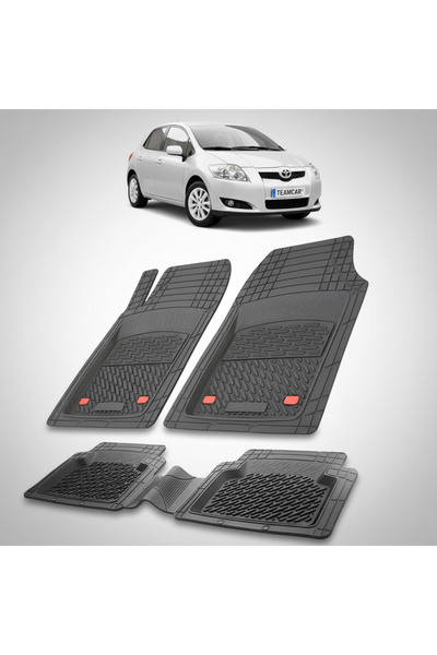 TEAMCAR Πατάκια δαπέδου Toyota Auris E150 Συμβατά Hatchback 2006-2010 | Μαύρα