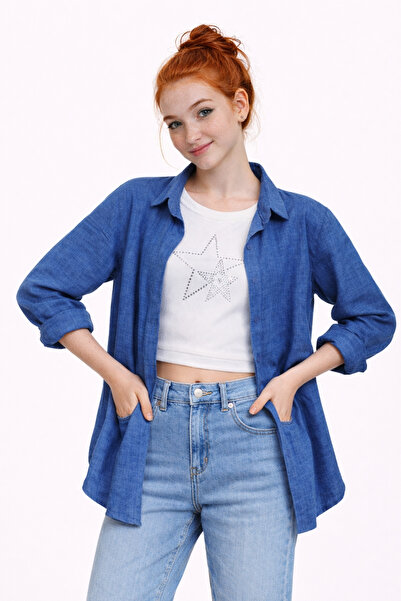 AHENGİM Set cămașă pentru fete Sofia in Badili basic Ak2605