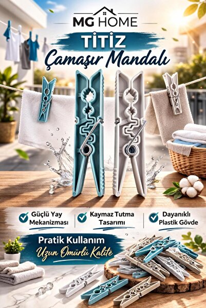 VENON 24 komada ❤️ Titiz Cameon kvačice ❤️ Kvačice za veš ❤️ Kvačice od nehrđ...