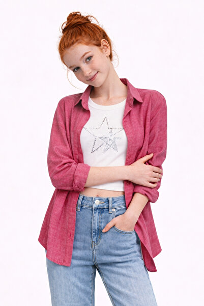 AHENGİM Set cămașă pentru fete Sofia in Badili basic Ak2605