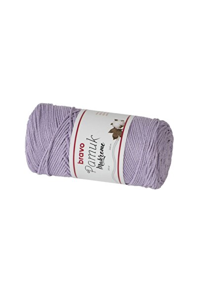 Bravo Cotton Macramé 505 Lilac Knitting Yarn 250Gr 240Mt Cotton Yarn Is Bag Pi