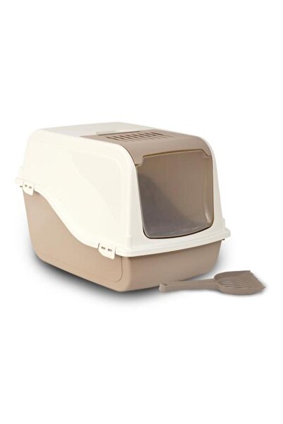 Bergamo Cat Litter Box ARIEL(TOP FREE) - Tan