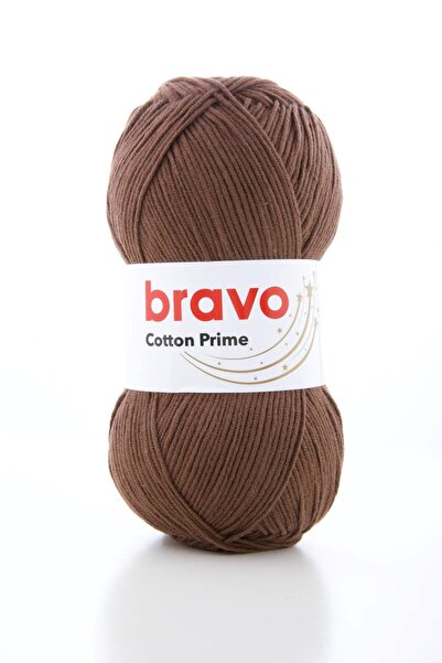 Bravo Cotton Prime Brown bumbac acrilic Fir de tricotat 100gr 330m