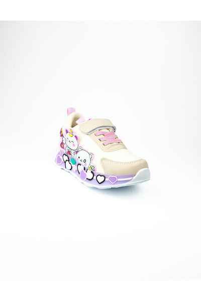 BABALİ 2675 حذاء أرفينزو الرياضي للأطفال باللون البيج