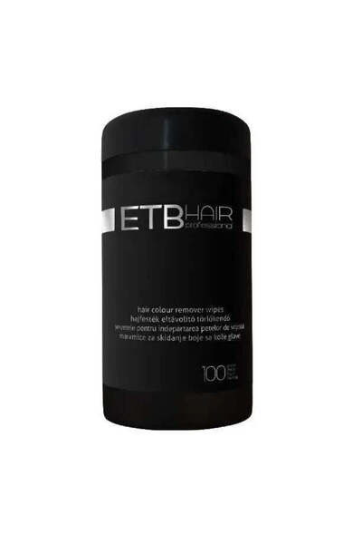 ETB HAIR Șervețele umede pentru îndepărtarea petelor de vopsea de păr – 100 b...