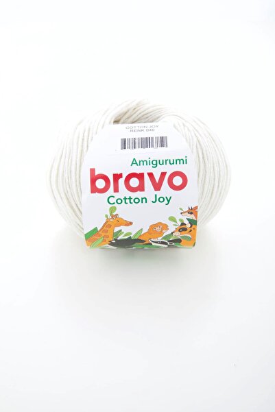 Bravo Cotton Joy - Stone 40 Amigurumi Yarn Knitting Yarn 50Gr 165m