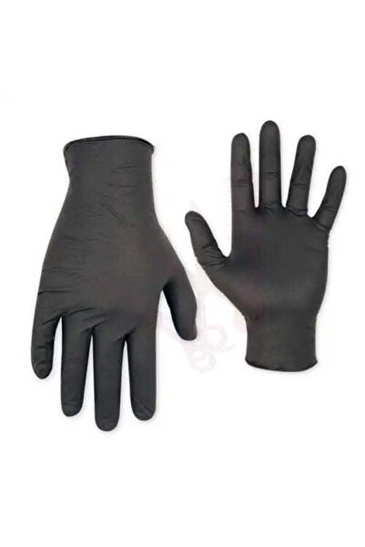 ETB HAIR Nitrile Gloves Black M 100 pcs