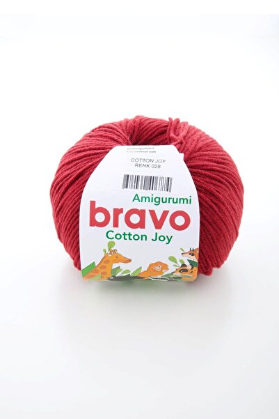 Bravo Cotton Joy - Burgundy 28 Amigurumi Pređa za pletenje 50gr 165m