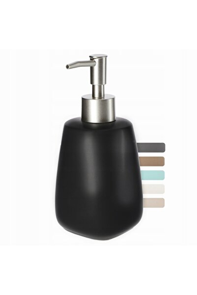 KADAX Soap Dispenser for Liquid Soap, Liquid Container, 400 ml, Black Ceramic