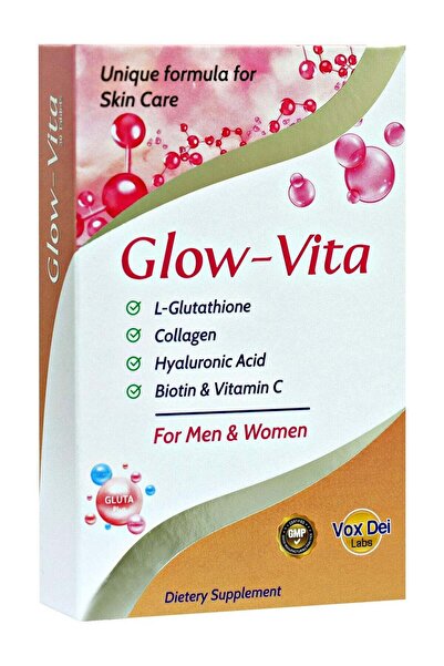Vox Dei Labs Glow Vita Skin Care Tablets – Unique Formula with L-Glutathione,...