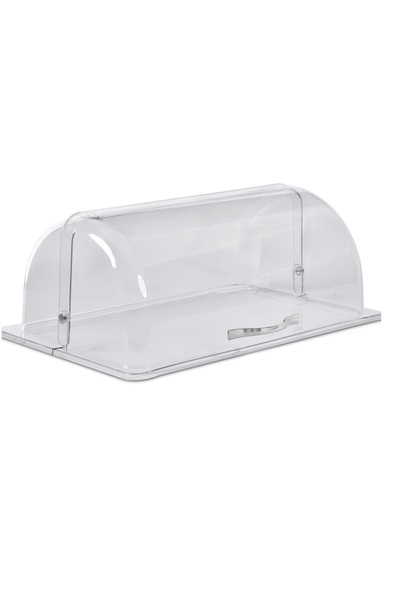 moontime alaçatı Şeffaf Polikarbon Fanus ve Tepsi, Açılır Kapanır, Dayanıklı ...