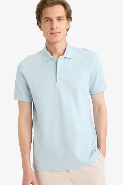 DeFacto 100% Cotton Polo T-Shirt E9504Ax26Sp