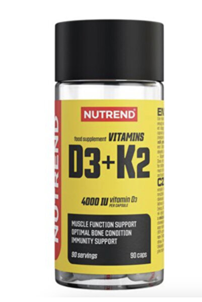 Nutrend D3 + K2 – 4000 IU for Bone and