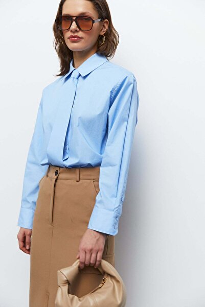 urban focus Kravatlı Oversize Gömlek