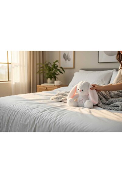 Dobest Nefes Alan Uyku Arkadaşı Peluş Sesli Işıklı Hareketli Yumuşacık Soft P...