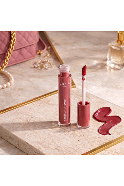 ŞIK VE MUTLU Lipstick Premium İ Silk Tone Li̇b Gloss