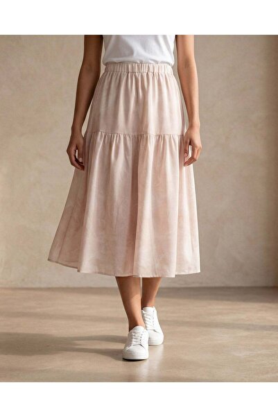 REDTAG Women Jacquard Knit Casual Skirt