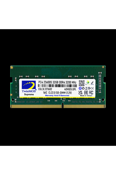 Generic Brand Mdd432gb3200n, 32gb, Ddr4, 3200mhz, 1.2v Notebook Ram