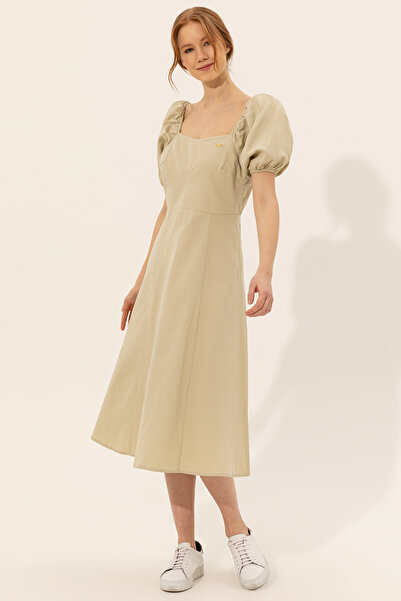 U.S. Polo Assn. Women's Stone Woven Dress 50249539-Vr049