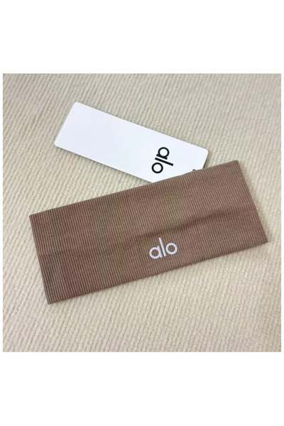 Alo عصابة رأس رياضية كاجوال باللون البني