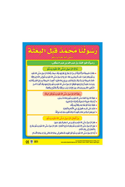 123Publishing House النبي محمد (صلى الله عليه وسلم) قبل دعوته - لوحة جدارية ب...