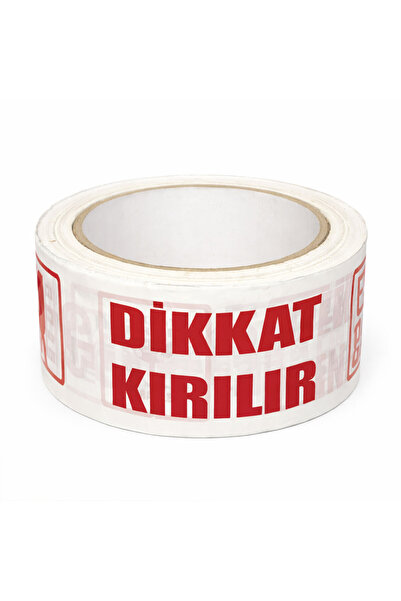 NZB (Dikkat Kırılır) Koli Bandı 45x100 Mt Kırılabilir Ürünler İçin Uyarı Bask...