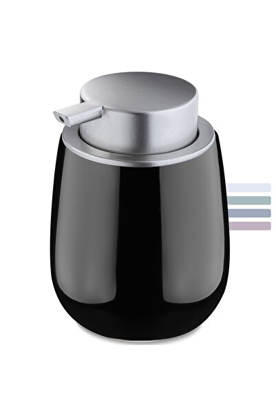 KADAX Soap Dispenser Liquid Soap Container 400 ml Black Ceramic